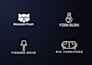 create modern minimalist business logo design and intro video